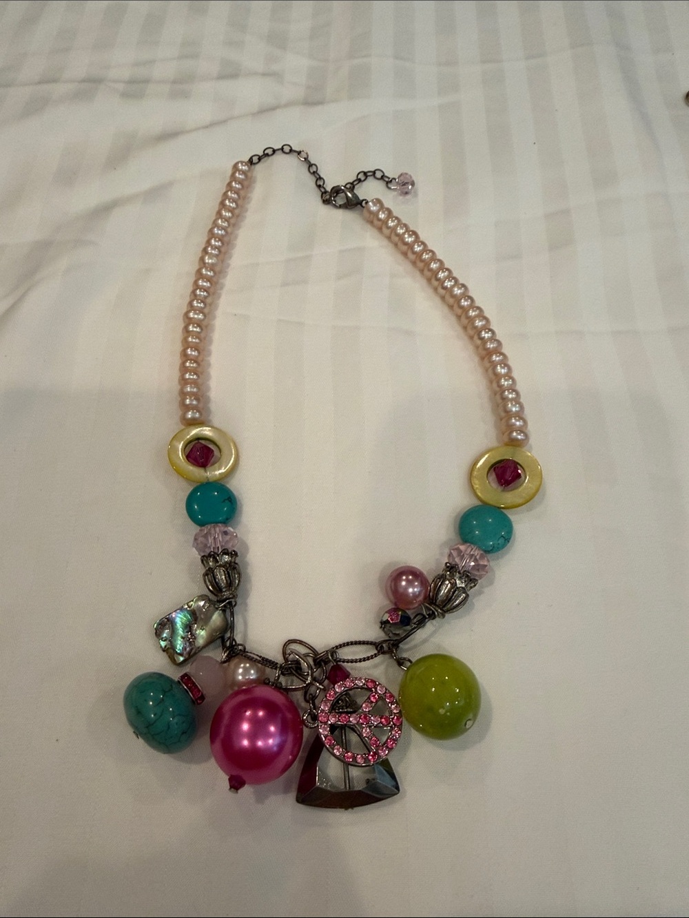 Assorted Women's Beaded Necklaces - Blue, Multicolor, Silver, Black - Picture 4 of 10